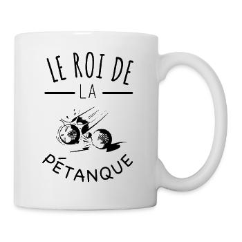 phrase culte pétanque citation apéro humour boules - Mug blanc - blanc - Droite