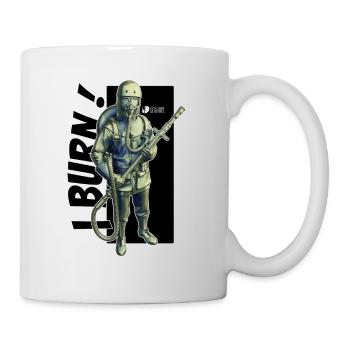 Ich brenne. - Tasse - Weiß - Rechts