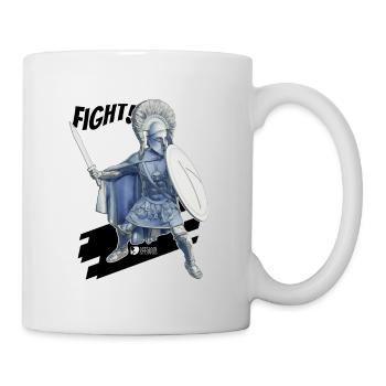 Combat de Sparte! - Mug blanc - blanc - Droite
