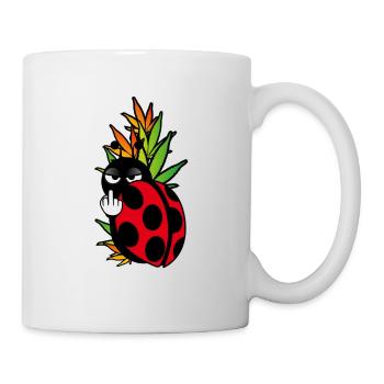 Marienkäfer - Tasse - Weiß - Rechts