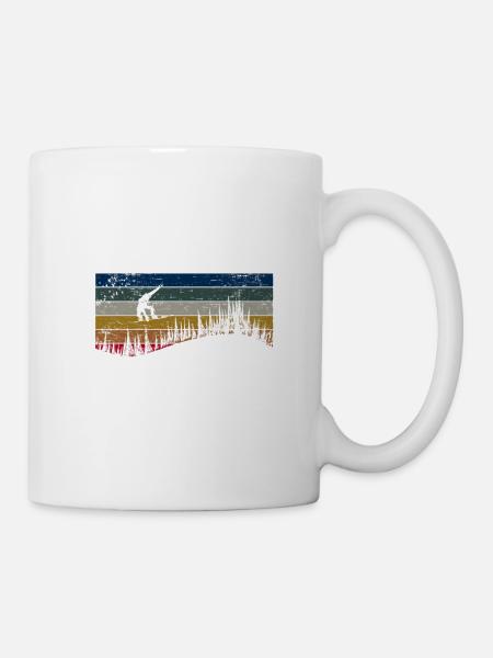 snowboarder gift snowboarding - Mug - white