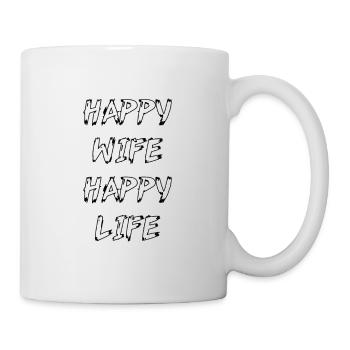 Happy Wife Happy Life - Mug - white - Right