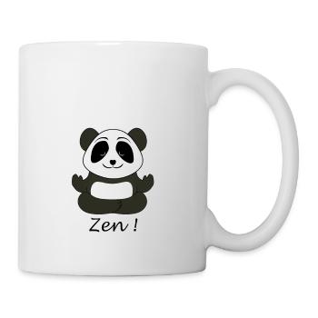 Zen Panda - Tasse - Weiß - Rechts