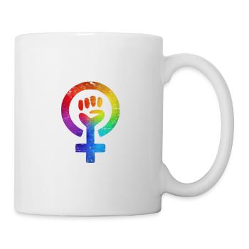 féminisme féministe féministe féministe pouvoir - Mug blanc - blanc - Droite