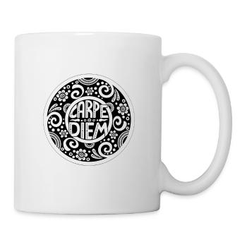 Carpe Diem - Tasse - Weiß - Rechts