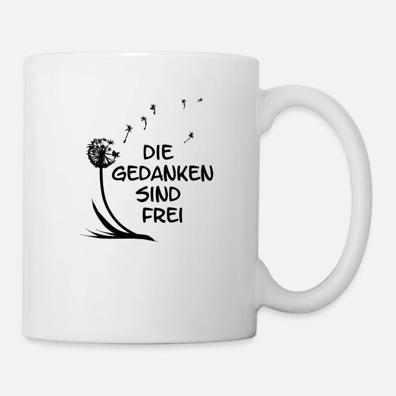 Die Gedanken sind Frei - Tasse - Weiß