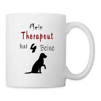 Therapeut Hund - Tasse - Weiß - Rechts