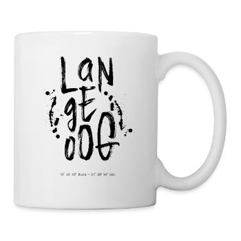 Langeoog typography - Mug - white - Right