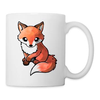 SWEET FOX - Mug blanc - blanc - Droite