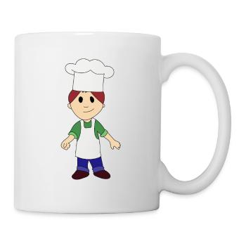 Le petit chef - Mug blanc - blanc - Droite