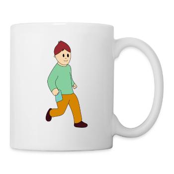 marche - Mug blanc - blanc - Droite