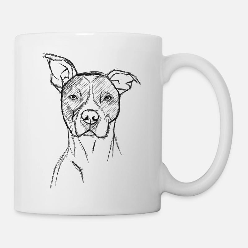 Hündchen - Tasse - Weiß