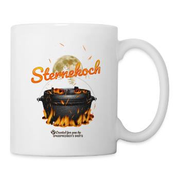Dutch Oven Sternekoch - Tasse - Weiß - Rechts