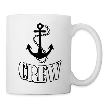 équipage d'ancre - Mug blanc - blanc - Droite