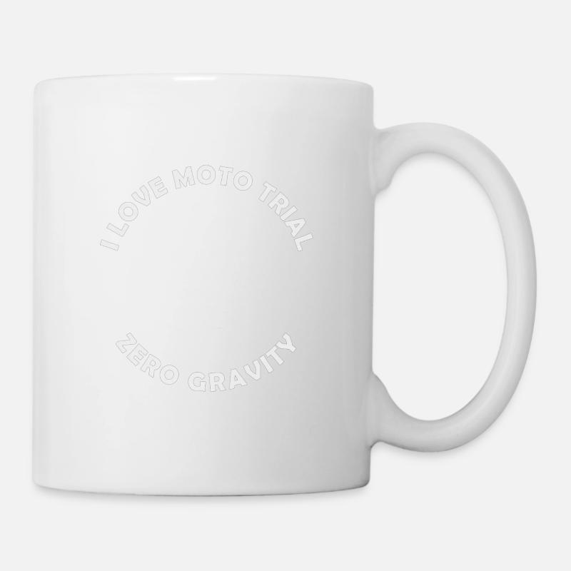 J'AIME MOTO TRIAL ZERO GRAVITY - Mug blanc - blanc