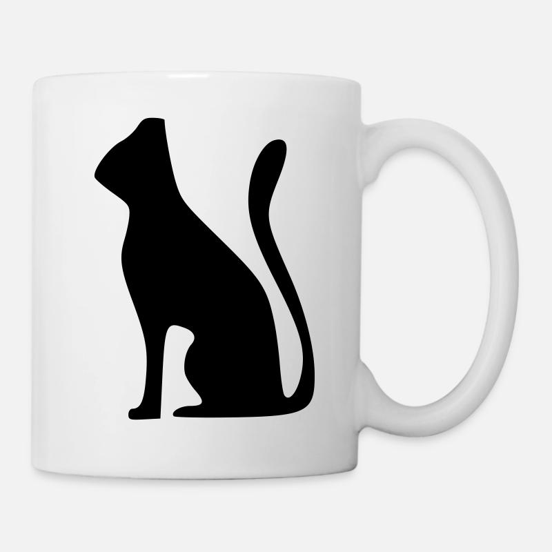 KATZE - Tasse - Weiß
