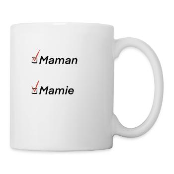 Maman mamie - Mug blanc - blanc - Droite