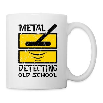 Metalldetektion Old School An'uncios Deep Detector - Tasse - Weiß - Rechts