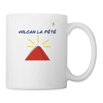 Volcan la pété - Mug blanc - blanc - Droite