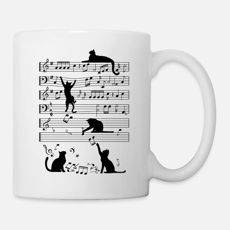 Musical cats - Mug - white