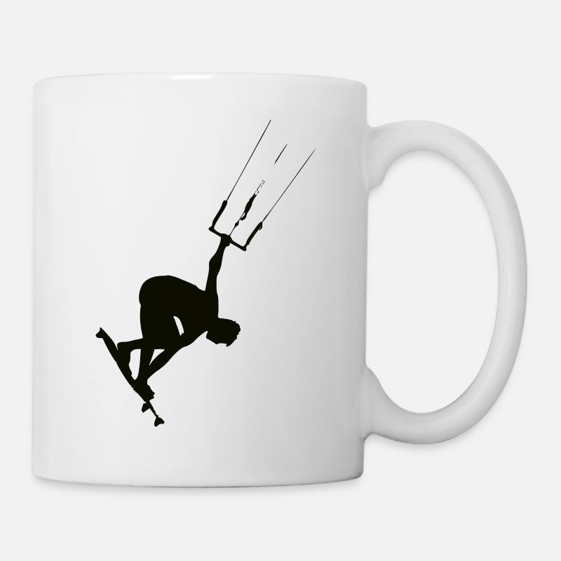 Kitesurfen - Tasse - Weiß