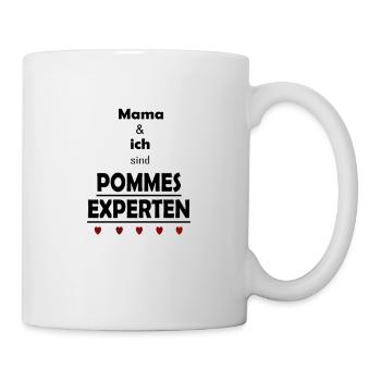 Pommes Experten - Tasse - Weiß - Rechts