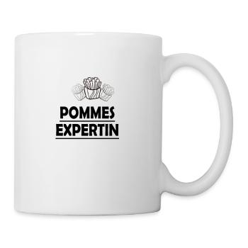 Pommes Expertin - Tasse - Weiß - Rechts