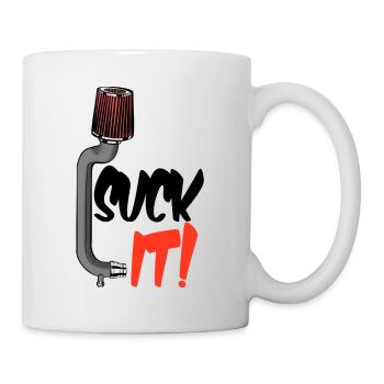 Suck It Turbo Filtre à air Auto Tuning - Mug blanc - blanc - Droite