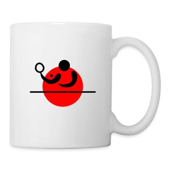Japan Summer Sports Table tennis - Mug - white - Right
