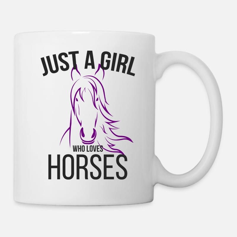 Drôle de cheval jument Pony Shetty Étalon cadeau - Mug blanc - blanc