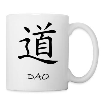Taoismus Daoismus Dao Tao Qigong Zen Yoga Chakra - Tasse - Weiß - Rechts