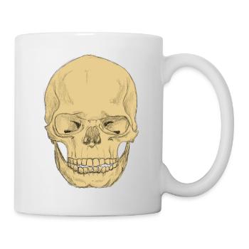SkullPlain - Mug blanc - blanc - Droite