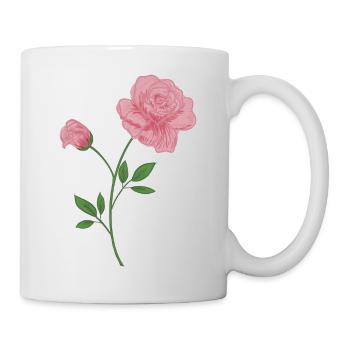 English rose - Mug - white - Right