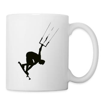 Kitesurfen - Tasse - Weiß - Rechts