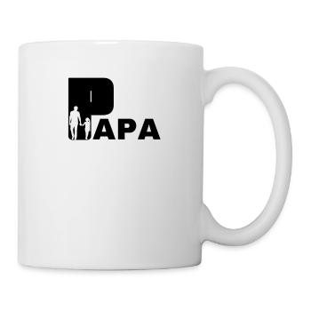 Dad daughter father child family gift dad - Mug - white - Right