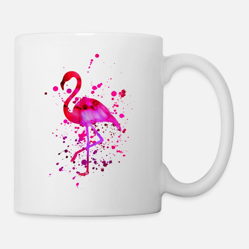 Flamingo Pink Art - Mug - white