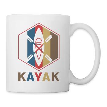 Kajak Kajak Rafting - Tasse - Weiß - Rechts