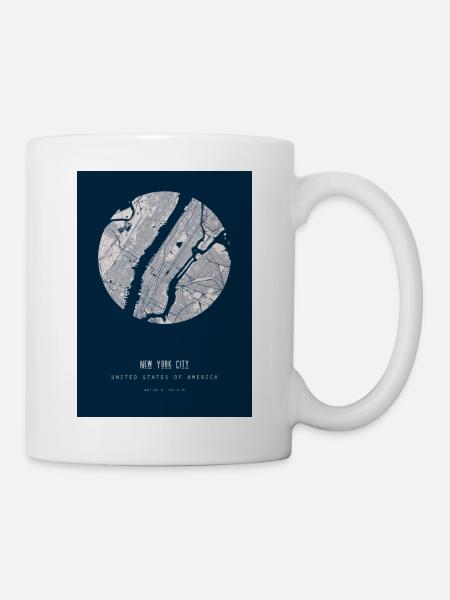 La ville de New York - Mug blanc - blanc