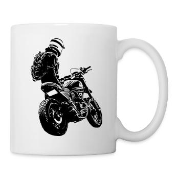 Motorcycle Lifestyle / Motorrad / Motorräder biker - Tasse - Weiß - Rechts