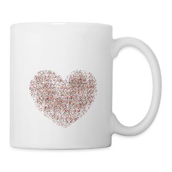 Confetti in the heart carnival carnival carnival carnival - Mug - white - Right