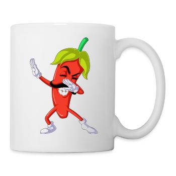 pepper dabbing - Mug - white - Right