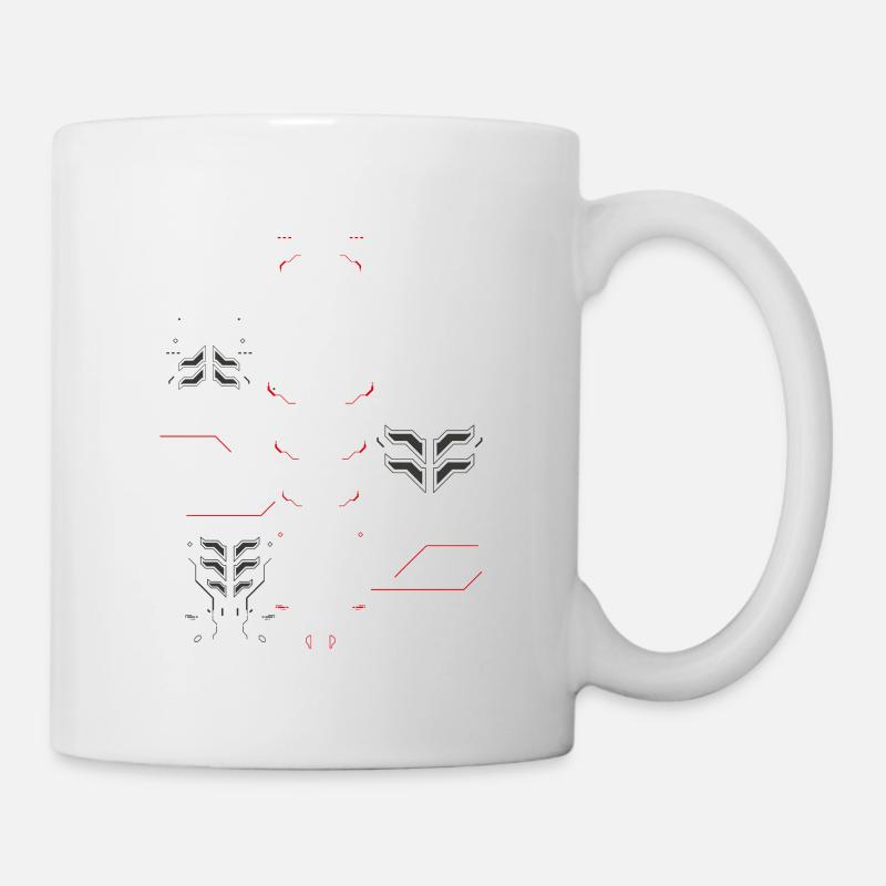 Cyber moderne 4 - Mug blanc - blanc