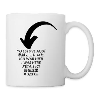 ICH WAR HIER - Tasse - Weiß - Rechts