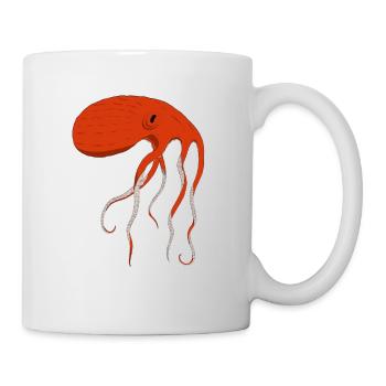 Mr.Poulpe - Mug blanc - blanc - Droite