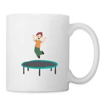 Trampolin - Tasse - Weiß - Rechts