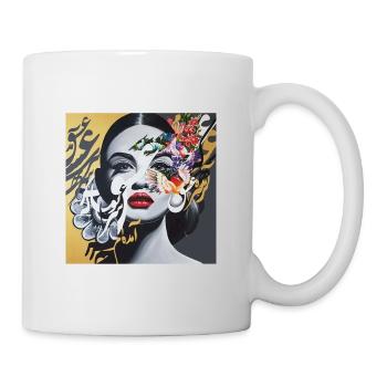 Calligraphy Persian Woman - Mug - white - Right