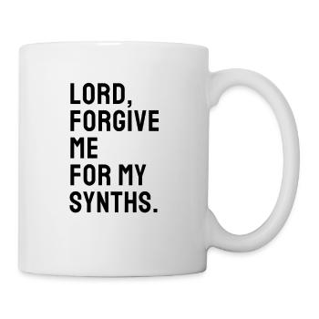 Synth Techno Electro musique cadeau - Mug blanc - blanc - Droite