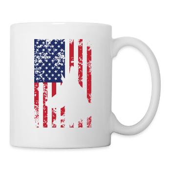 Dog Soldier National Hero Proud Patriotic - Mug - white - Right