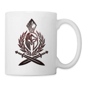Spartaner Helm - Tasse - Weiß - Rechts