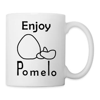 Enjoy Pomelo - Mug blanc - blanc - Droite